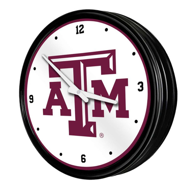 Texas A&M Aggies Retro Lighted Wall Clock Texas A&M Aggies Retro Lighted Wall Clock
