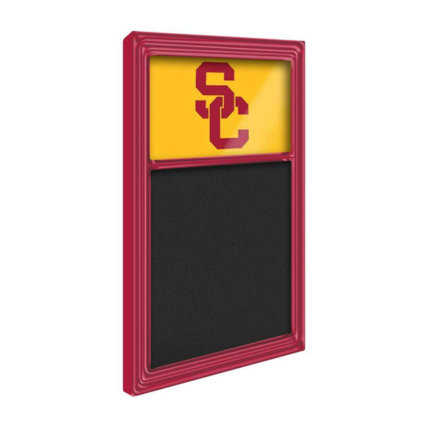 USC Trojans Chalk Noteboard - Cardinal Frame