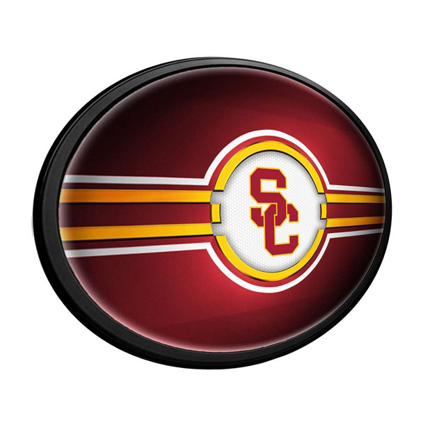 USC Trojans SC - Oval Slimline Lighted Wall Sign