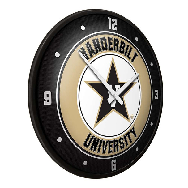 Vanderbilt Commodores Modern Disc Wall Clock Vanderbilt Commodores Modern Disc Wall Clock