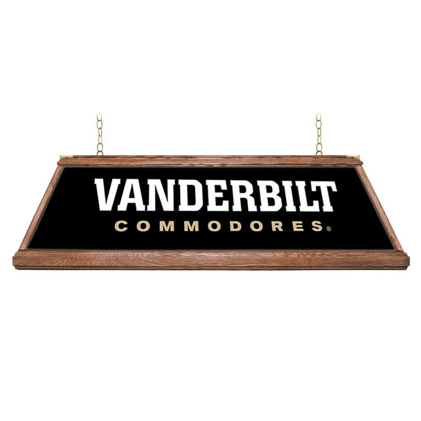 Vanderbilt Commodores Premium Wood Pool Table Light - Black / Anchor