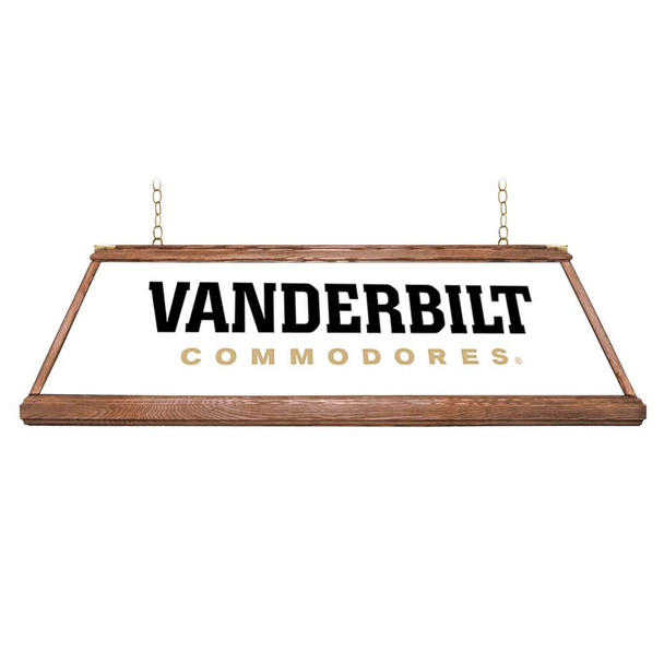 Vanderbilt Commodores Premium Wood Pool Table Light - White / Anchor