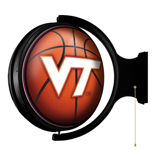 Virginia Tech Hokies Basketball - Original Round Rotating Lighted Wall Sign