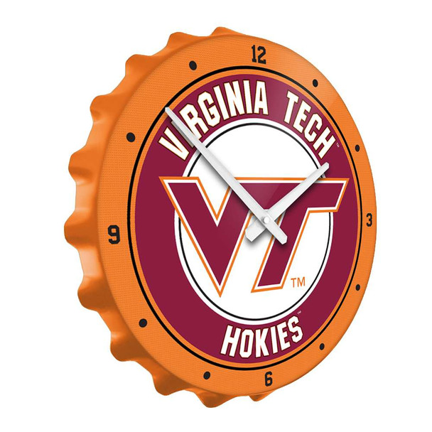 Virginia Tech Hokies Bottle Cap Wall Clock