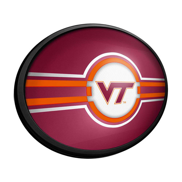 Virginia Tech Hokies Oval Slimline Lighted Wall Sign Virginia Tech Hokies Oval Slimline Lighted Wall Sign