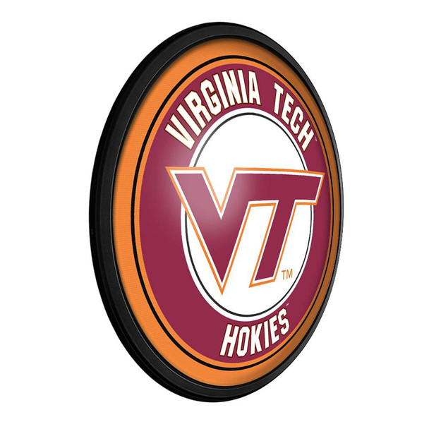 Virginia Tech Hokies Round Slimline Lighted Wall Sign Virginia Tech Hokies Round Slimline Lighted Wall Sign