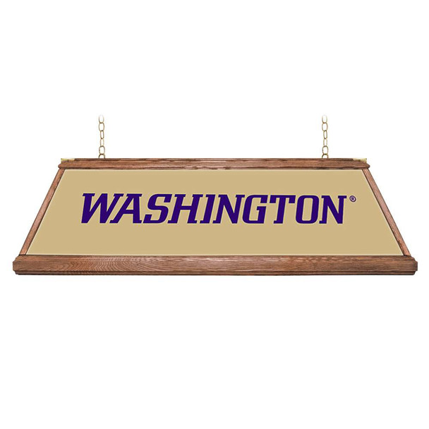 Washington Huskies Premium Wood Pool Table Light - Gold Washington Huskies Premium Wood Pool Table Light - Gold