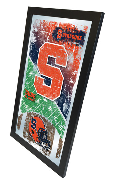 Syracuse Orange Football Wall Mirror | Holland Bar Stool Co. | MFtblSyrcse