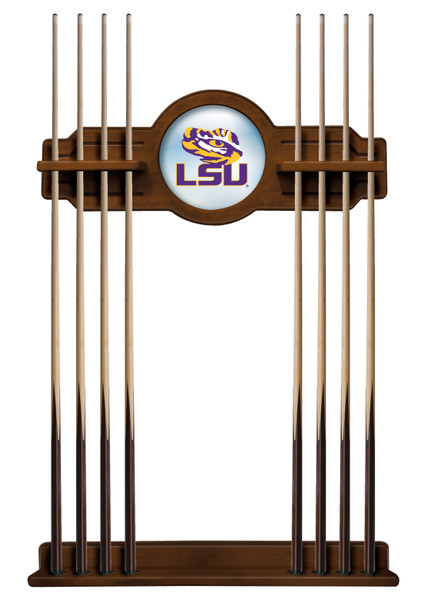 LSU Tigers Solid Wood Cue Rack | Holland Bar Stool Co. | CueChrdLaStUn