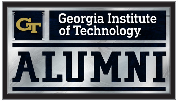 Georgia Tech Yellow Jackets Alumni Wall Mirror | Holland Bar Stool Co. | MAlumGATech