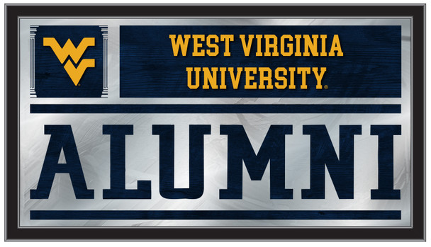 West Virginia Mountaineers Alumni Wall Mirror | Holland Bar Stool Co. | MAlumWestVA