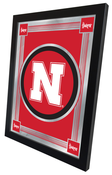 Nebraska Huskers Logo Wall Mirror | Holland Bar Stool Co. | MLogoNebrUn Nebraska Huskers Logo Wall Mirror | Holland Bar Stool Co. | MLogoNebrUn