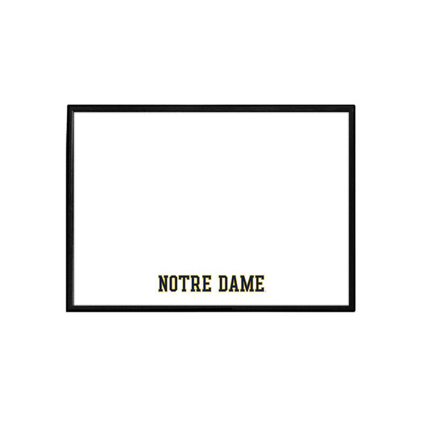 Notre Dame Fighting Irish: Wordmark - Framed Dry Erase Wall Sign | The Fan-Brand | NCNTRD-613-02C Notre Dame Fighting Irish: Wordmark - Framed Dry Erase Wall Sign | The Fan-Brand | NCNTRD-613-02C