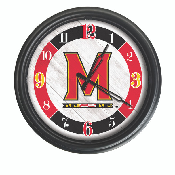 Maryland Terrapins Double Neon Logo | Holland Bar Stool Co. | ODClk14BK-08Mrylnd