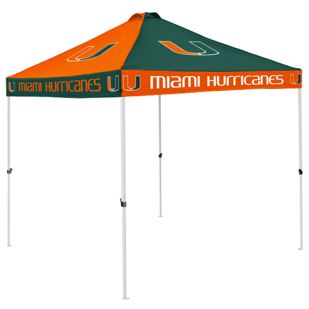 Miami Hurricanes Tailgate Tent | Logo Chair | 169-42C