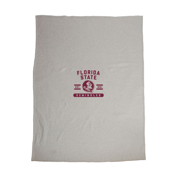 FSU Seminoles Sublimated Sweatshirt Blanket | Logo Brands |136-74DS