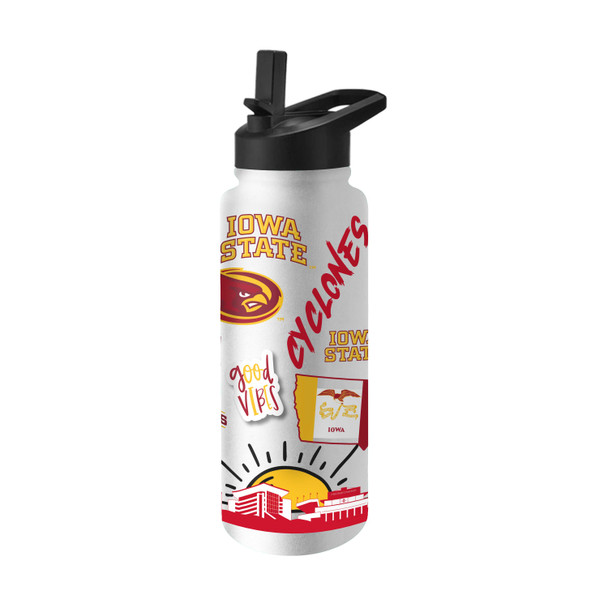 Iowa State Cyclones Native Quencher Bottle | Logo Brands | 156-S34QB-63