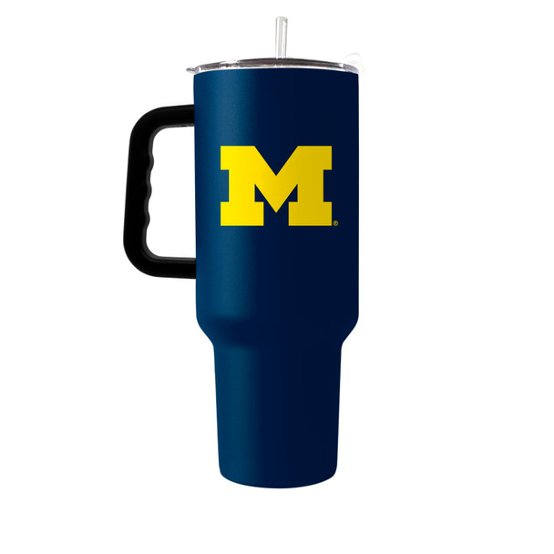 Michigan Wolverines Flipside Powder Coat Tumbler | Logo Brands | 171-S40PT-34