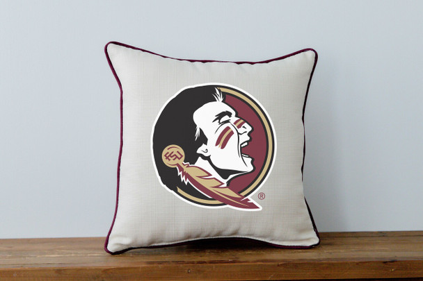 FSU Seminoles Mascot Throw Pillow | Little Birdie |  FSU0001AP