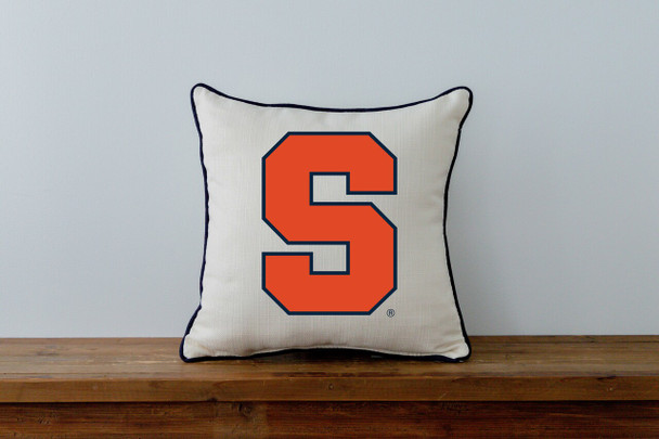 Syracuse University Logo Pillow - AU | Little Birdie | SU0001AP