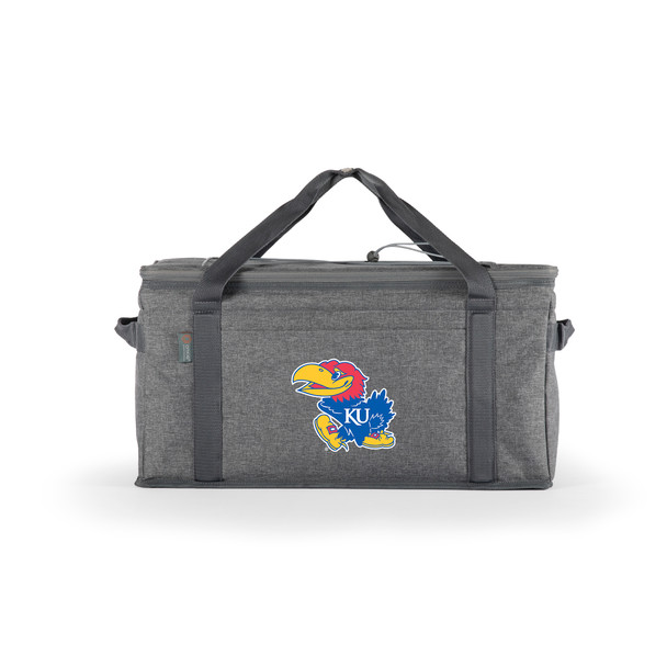 Kansas Jayhawks 64 Can Collapsible Cooler | Picnic Time | 716-00-105-244-0