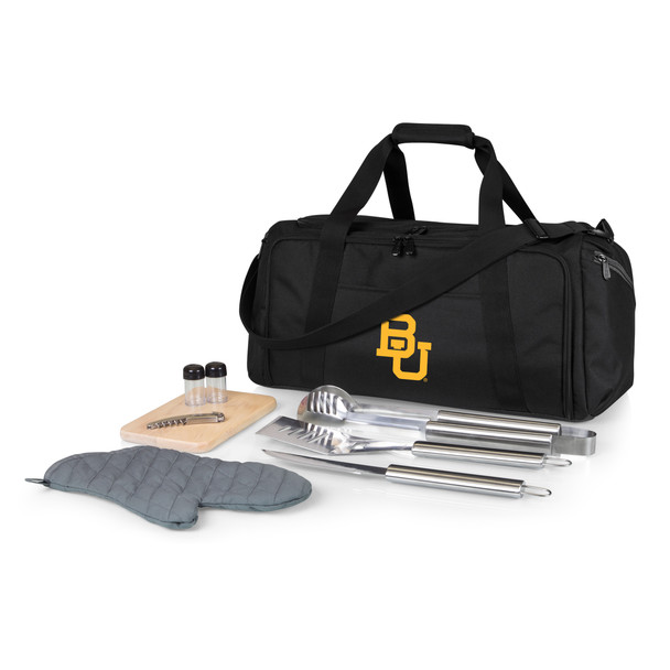 Baylor Bears BBQ Kit Grill Set & Cooler | Picnic Time | 757-06-175-924-0 Baylor Bears BBQ Kit Grill Set & Cooler | Picnic Time | 757-06-175-924-0