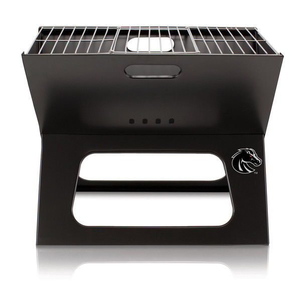 Boise State Broncos Portable Charcoal BBQ Grill | Picnic Time | 775-00-175-704-0 Boise State Broncos Portable Charcoal BBQ Grill | Picnic Time | 775-00-175-704-0