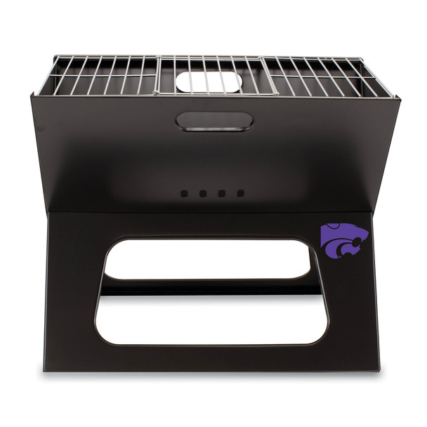 Kansas State Wildcats Portable Charcoal BBQ Grill | Picnic Time | 775-00-175-254-0 Kansas State Wildcats Portable Charcoal BBQ Grill | Picnic Time | 775-00-175-254-0