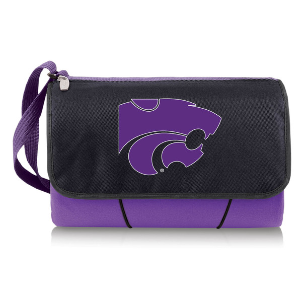 Kansas State Wildcats Outdoor Picnic Blanket and Tote | Picnic Time | 820-00-101-254-0
