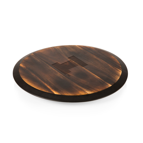 Illinois Fighting Illini Lazy Susan Serving Tray | Picnic Time | 827-18-513-213-0 Illinois Fighting Illini Lazy Susan Serving Tray | Picnic Time | 827-18-513-213-0
