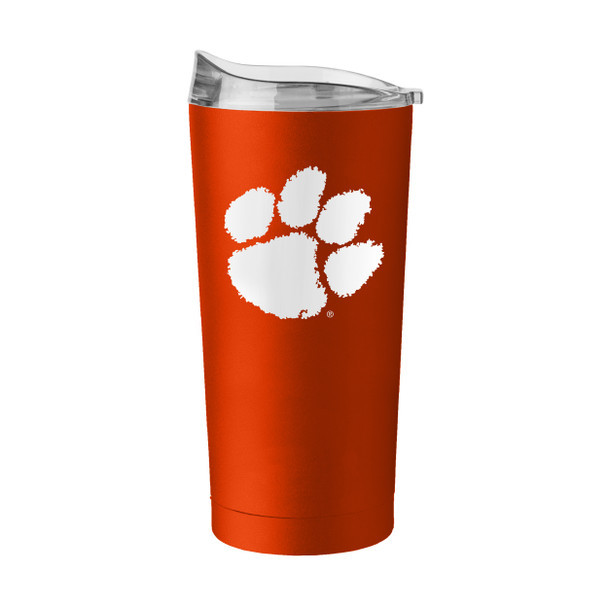 Clemson Tigers 20 oz. Flipside Powder Coat Tumbler | Logo Brands | LGC123-S20PT-34