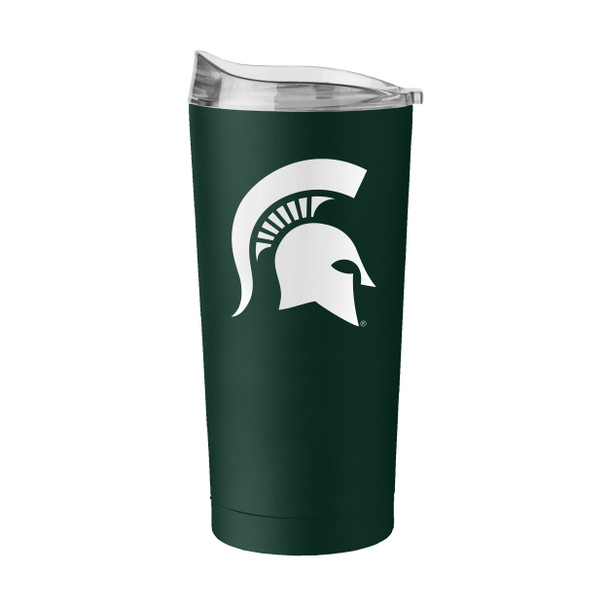 Michigan State Spartans 20 oz. Flipside Powder Coat Tumbler | Logo Brands | LGC172-S20PT-34