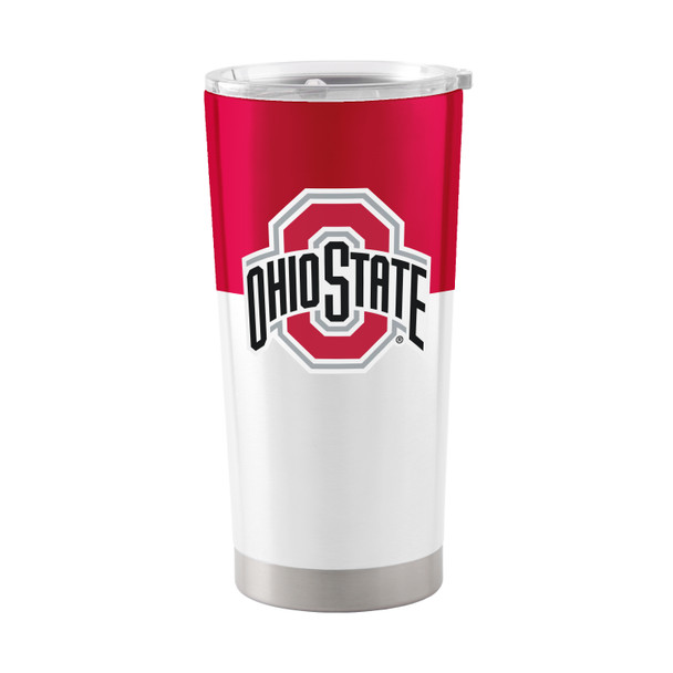 Ohio State Buckeyes 20 oz. Colorblock Stainless Steel Tumbler| Logo Brands |191-S20T-11
