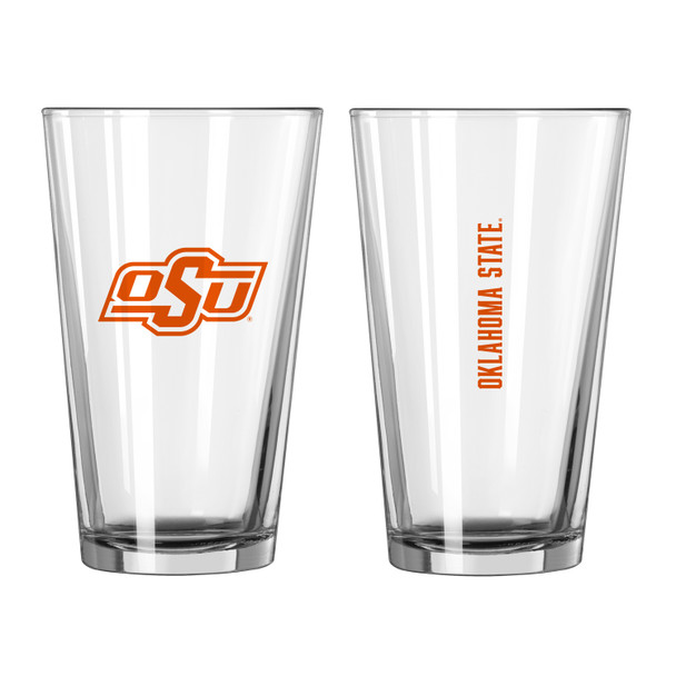 Oklahoma State Cowboys Gameday Pint Glass - Set of 2| Logo Brands |193-G16P-1
