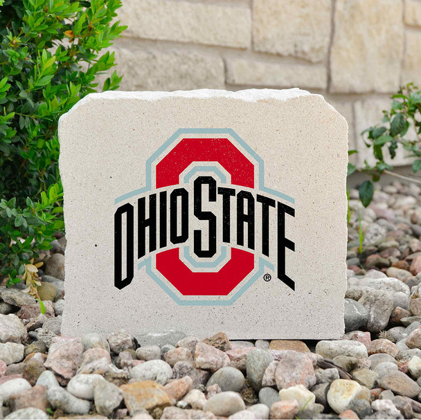 Ohio State Buckeyes Decorative Stone - 7 | Stoneworx | OhioS-007 Ohio State Buckeyes Decorative Stone - 7 | Stoneworx | OhioS-007
