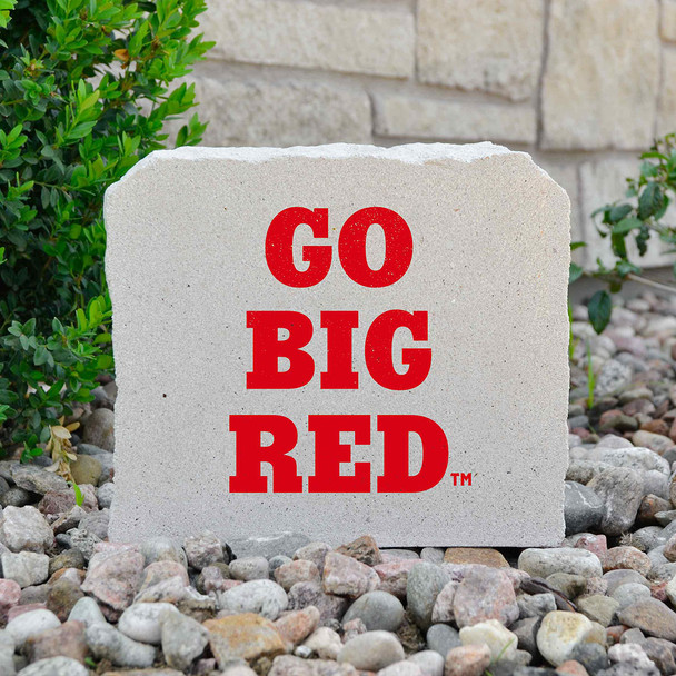 Nebraska Huskers Decorative Stone GO BIG RED - 7 | Stoneworx | NEB-131 Nebraska Huskers Decorative Stone GO BIG RED - 7 | Stoneworx | NEB-131
