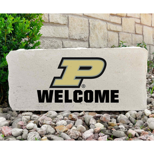 Purdue Boilermakers Decorative Stone Welcome - Large | Stoneworx2 | PUR-002