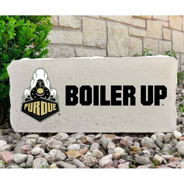 Purdue Boilermakers Decorative Stone Boiler Up - Large | Stoneworx2 | PUR-008 Purdue Boilermakers Decorative Stone Boiler Up - Large | Stoneworx2 | PUR-008