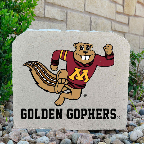 Minnesota Golden Gophers Decorative Stone Goldy Running/Golden Gophers - Medium | Stoneworx2 | MINN-12 Minnesota Golden Gophers Decorative Stone Goldy Running/Golden Gophers - Medium | Stoneworx2 | MINN-12
