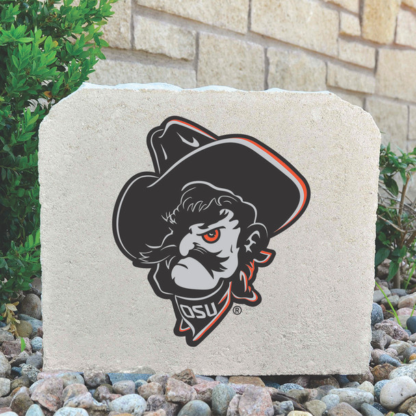 Oklahoma State Cowboys Decorative Stone Pistol Pete Black - Medium | Stoneworx2 | OSU-14 Oklahoma State Cowboys Decorative Stone Pistol Pete Black - Medium | Stoneworx2 | OSU-14