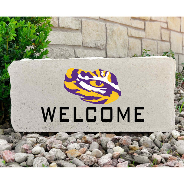 LSU Tigers Decorative Stone Welcome - Large | Stoneworx2 | LSU-2
