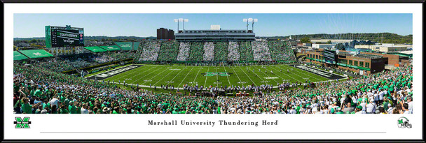 Marshall Thundering Herd Standard Frame Panoramic Photo - Football | Blakeway | MARU4F