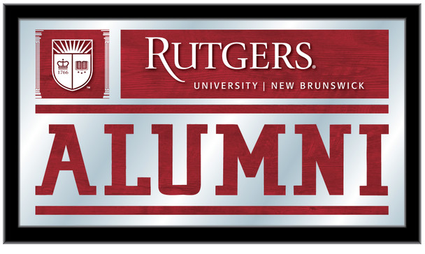 Rutgers Scarlet Knights Alumni Wall Mirror | Holland Bar Stool Co. | MAlumRutger