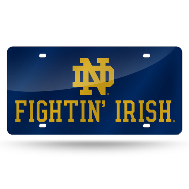 Notre Dame Fighting Irish Fighting Irish Laser Cut Tag  | Rico Industries | LZC200301