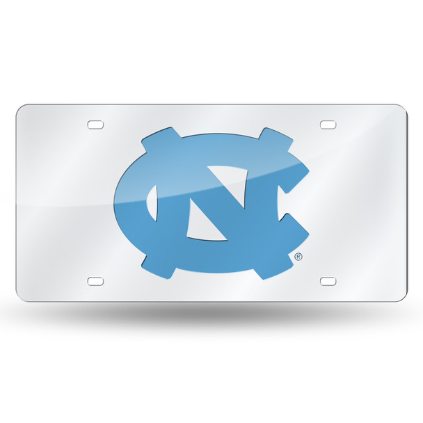 North Carolina Tar Heels Silver Laser Cut Tag  | Rico Industries | LZS130102