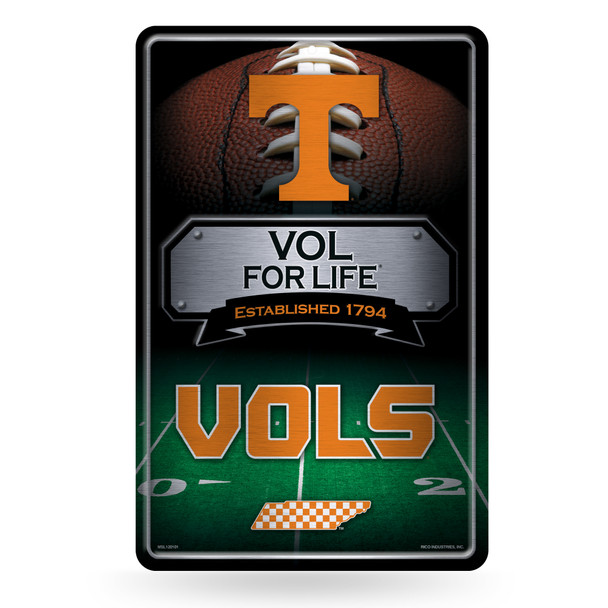 Tennessee Volunteers metal home decor sign | Rico Industries | MSL180102