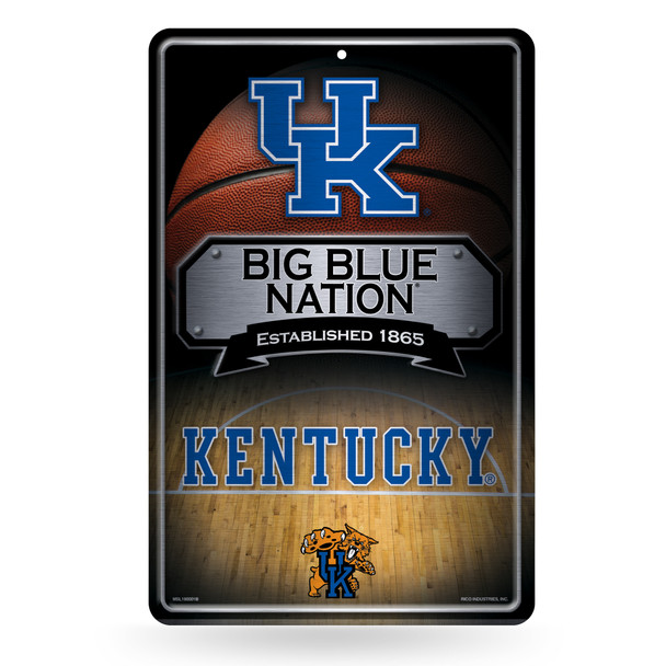 Kentucky Wildcats metal home decor sign | Rico Industries | MSL190102B