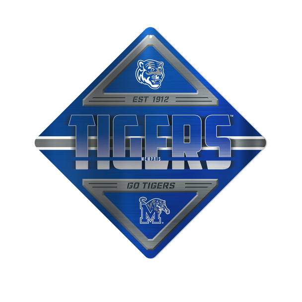 Memphis Tigers Metal Wall Sign | Rico Industries | MXS180801 Memphis Tigers Metal Wall Sign | Rico Industries | MXS180801