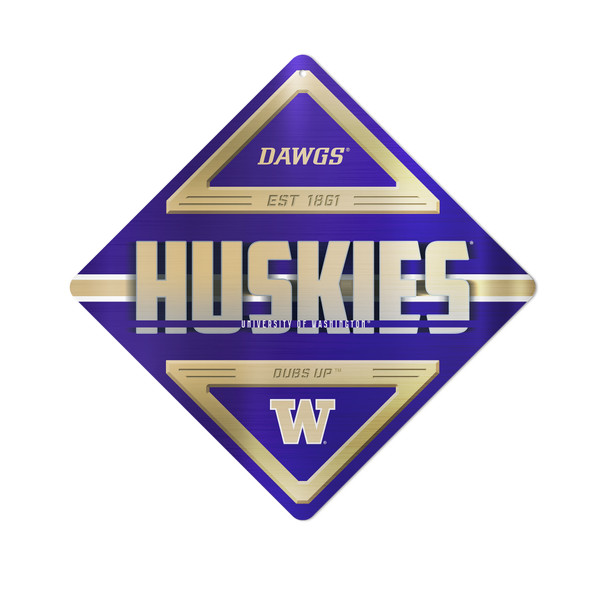 Washington Huskies Metal Wall Sign | Rico Industries | MXS490201