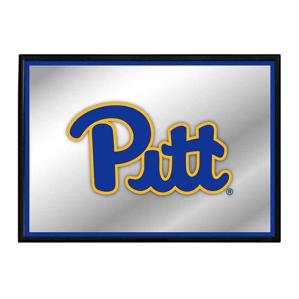 Pittsburgh Panthers: Framed Mirrored Wall Sign - Royal Edge | The Fan-Brand | NCPITT-265-01A Pittsburgh Panthers: Framed Mirrored Wall Sign - Royal Edge | The Fan-Brand | NCPITT-265-01A